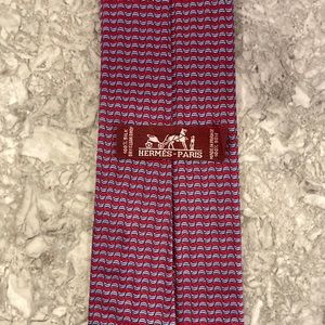 Hermes silk tie